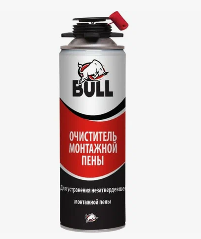 Очиститель монтажной пены, 500мл  BULL Турция