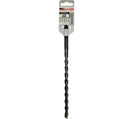 Бур SDS+ Ritter Eco 2-plus 20х365/460 (W-образная увелн. тв.сплав.напайка, спираль с доп.пазом для б