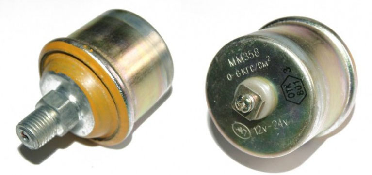Датчик давления масла ММ 358.3829 до 6 атм.
