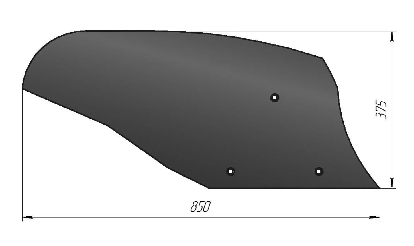 Отвал РЗЗ.П-401-А  (ЗАО РЗЗ г.Рубцовск)