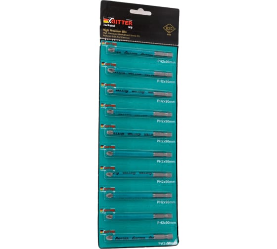 Бита Ritter WP PH 2x90 мм магнитные (сталь S2) (10 шт. лента RSC, 1шт инд. упаковка) (1200/300/10), 