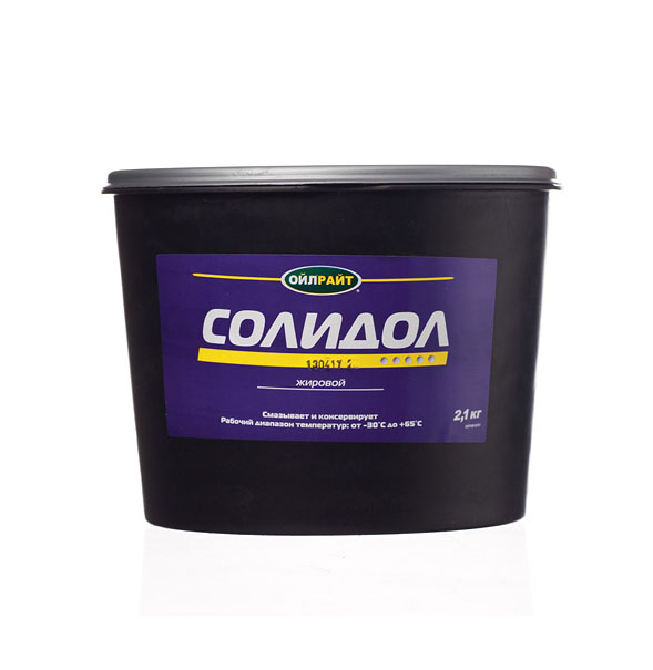 Смазка Солидол жировой  2,1 кг 