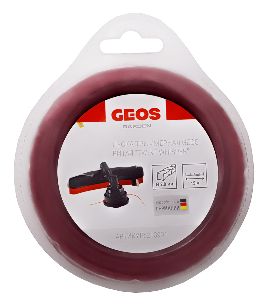 Леска триммерная GEOS витая 