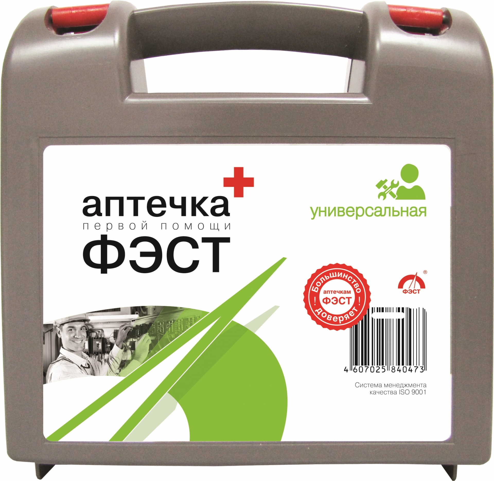 Аптечка ФЭСТ производственная пластиковый шкаф 250х300х110 №7.4 (арт.1068)