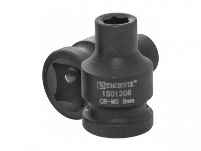 Головка торцевая ударная 1/2"DR,  8 мм, Thorvik IS01208